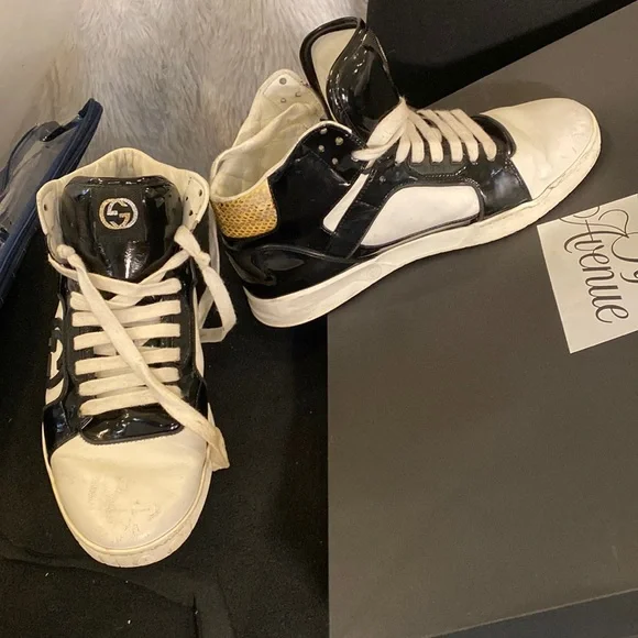 Gucci Cocoa Colt/nappa pantouf/nylon furby Gucci | Shoes | Nib Gucci Gg Guccissima Mens Hitop Nylon  main image 4